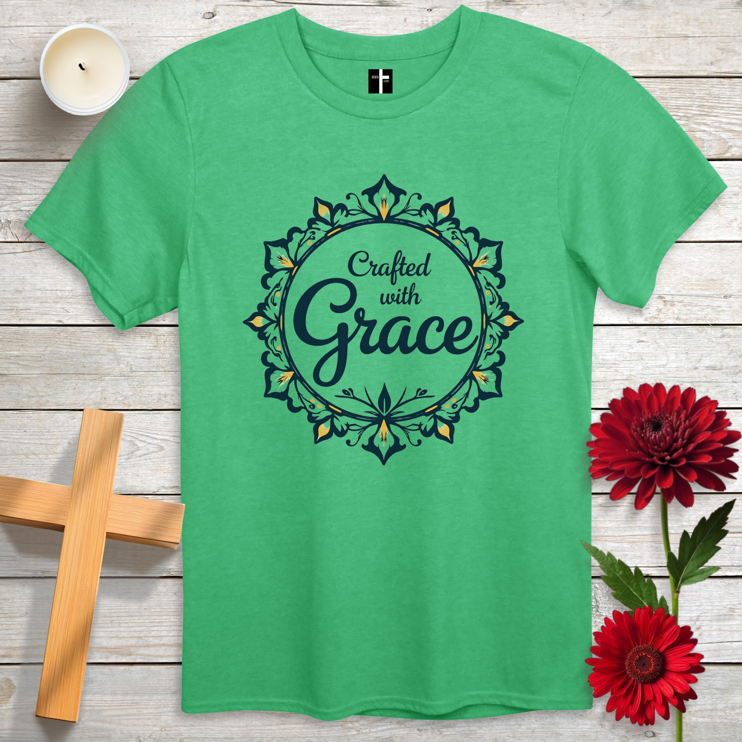 Crafted With Grace Unisex Christian T-Shirt