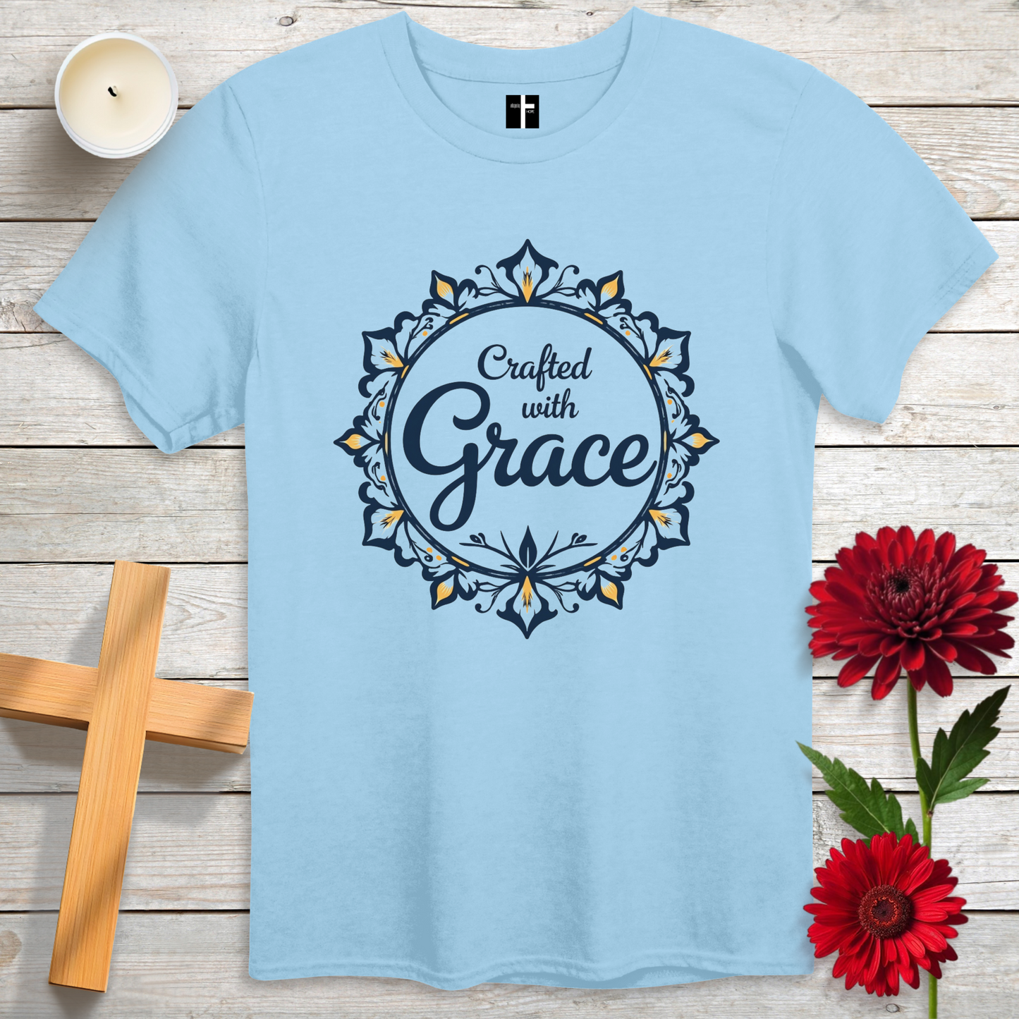 Crafted With Grace Unisex Christian T-Shirt