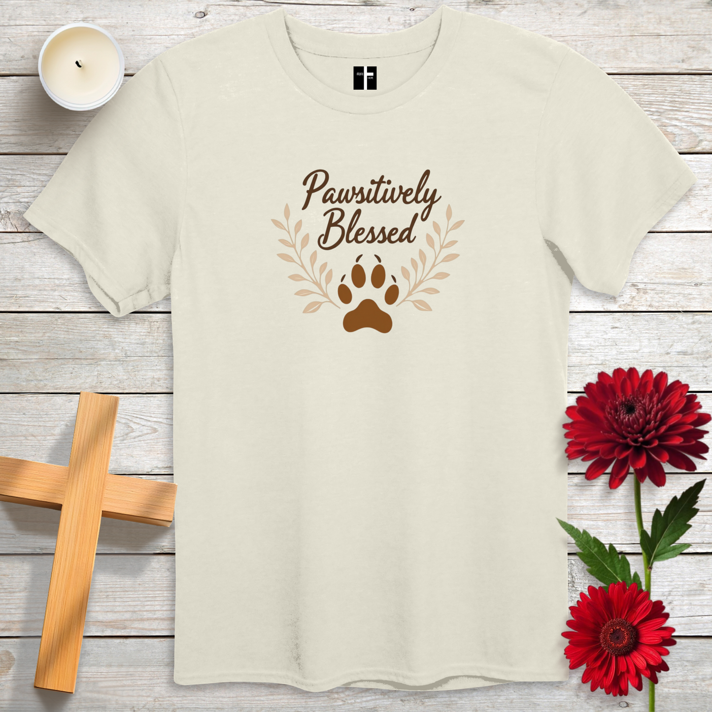 Pawsitively Blessed Unisex Christian T-Shirt