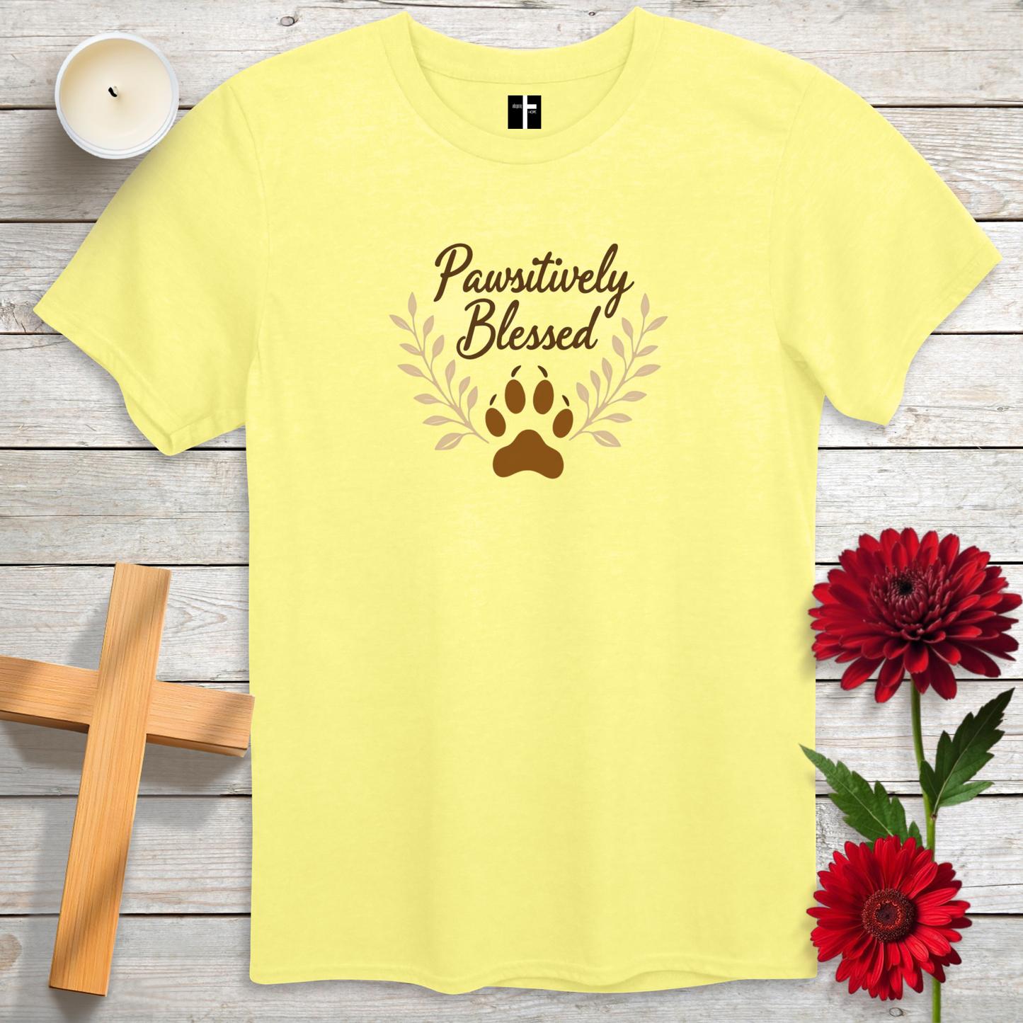 Pawsitively Blessed Unisex Christian T-Shirt