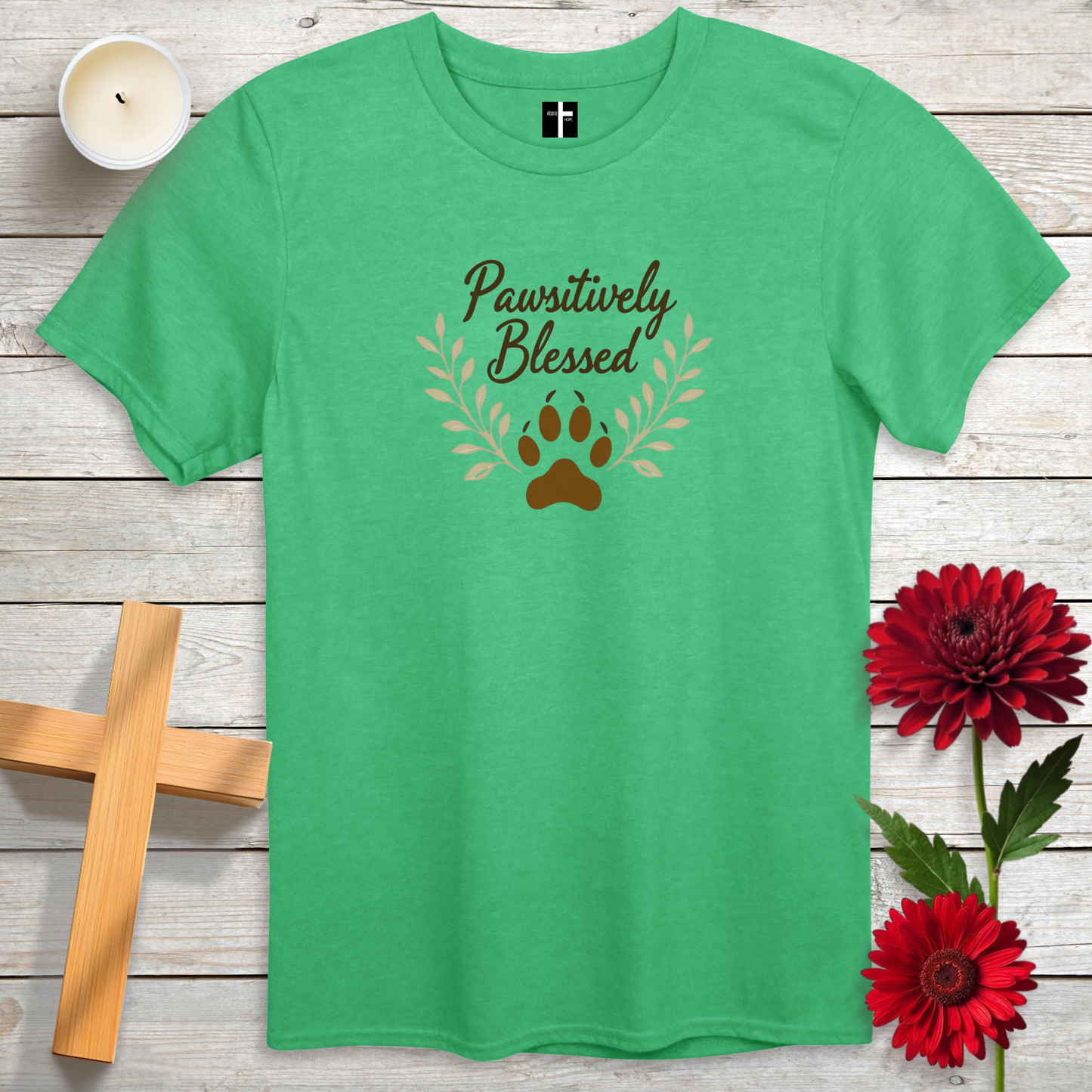 Pawsitively Blessed Unisex Christian T-Shirt