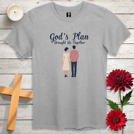 God's Plan Brought Us Together Unisex Christian T-Shirt