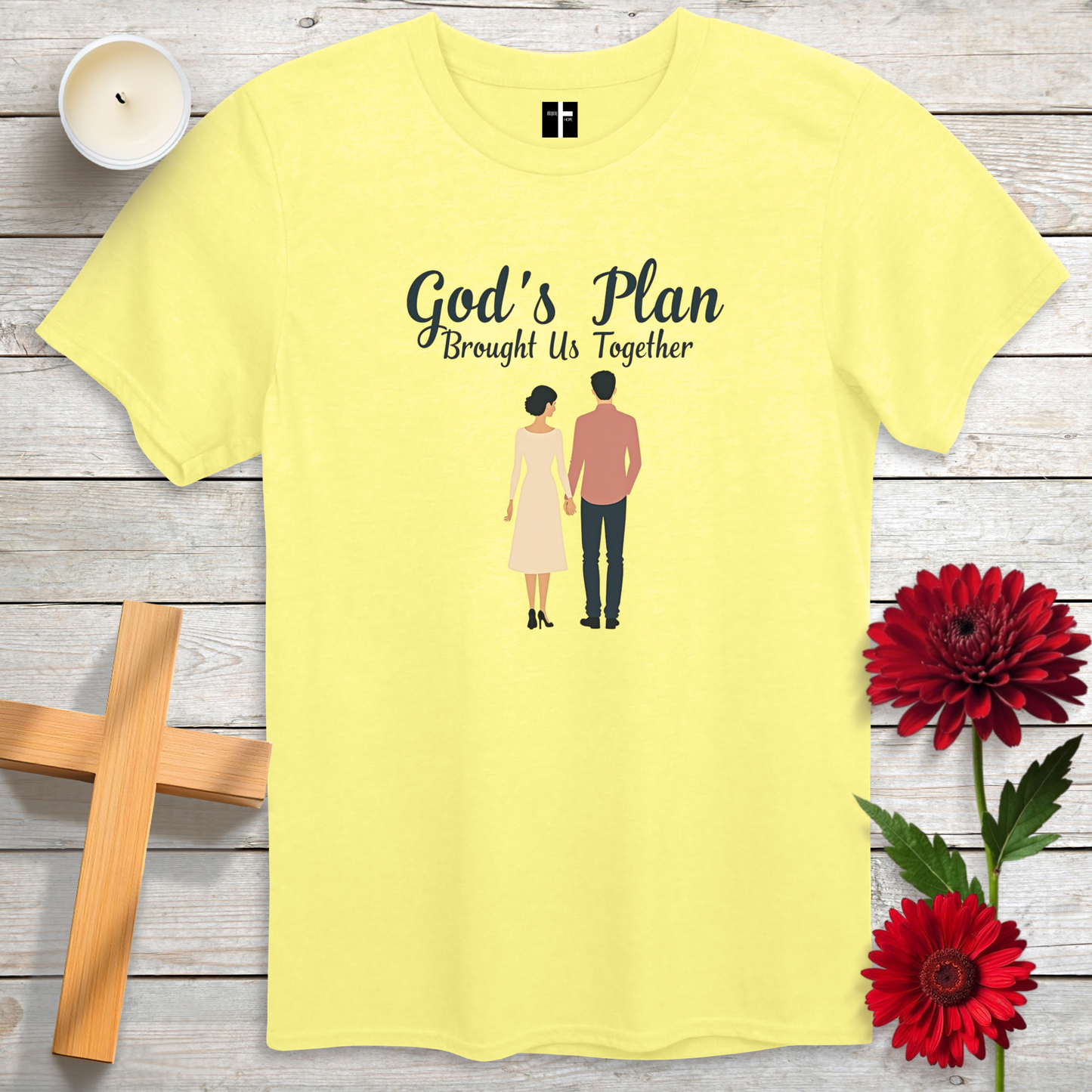 God's Plan Brought Us Together Unisex Christian T-Shirt