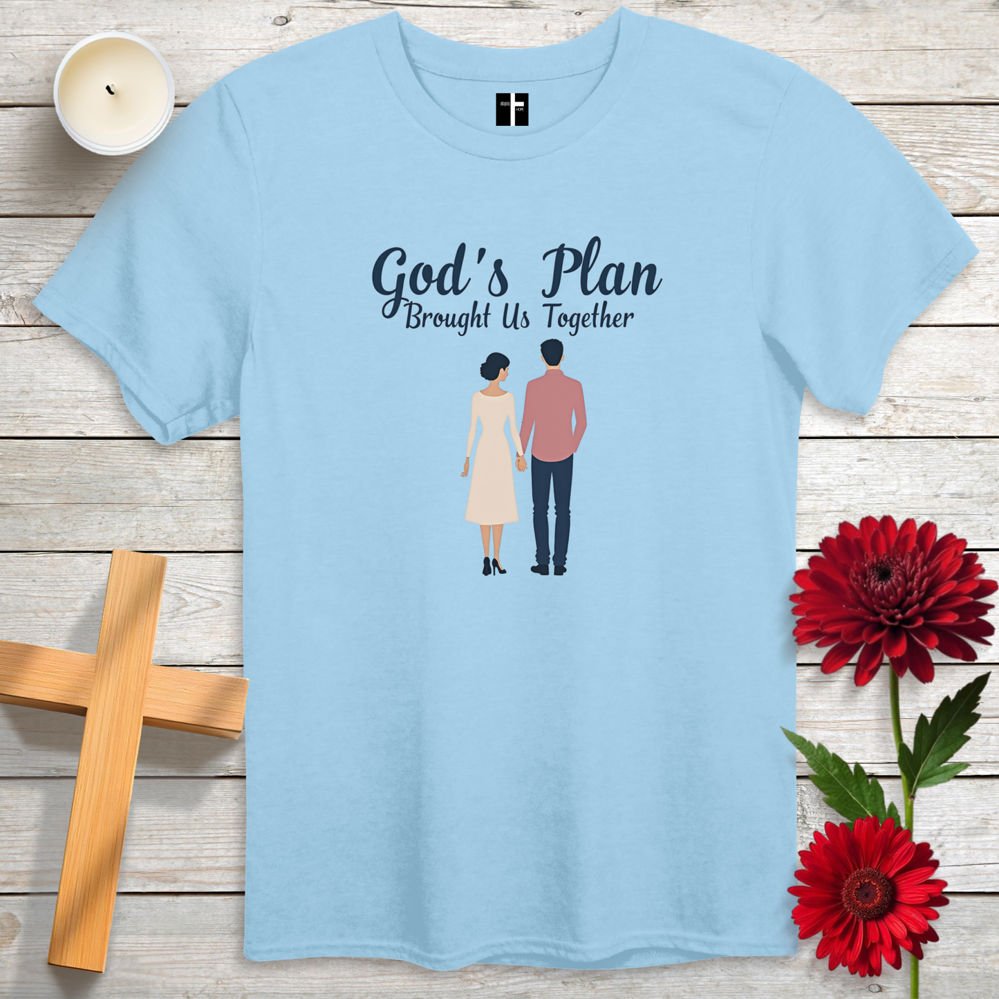 God's Plan Brought Us Together Unisex Christian T-Shirt