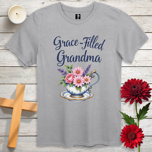 Grace-Filled Grandma Unisex Christian T-Shirt