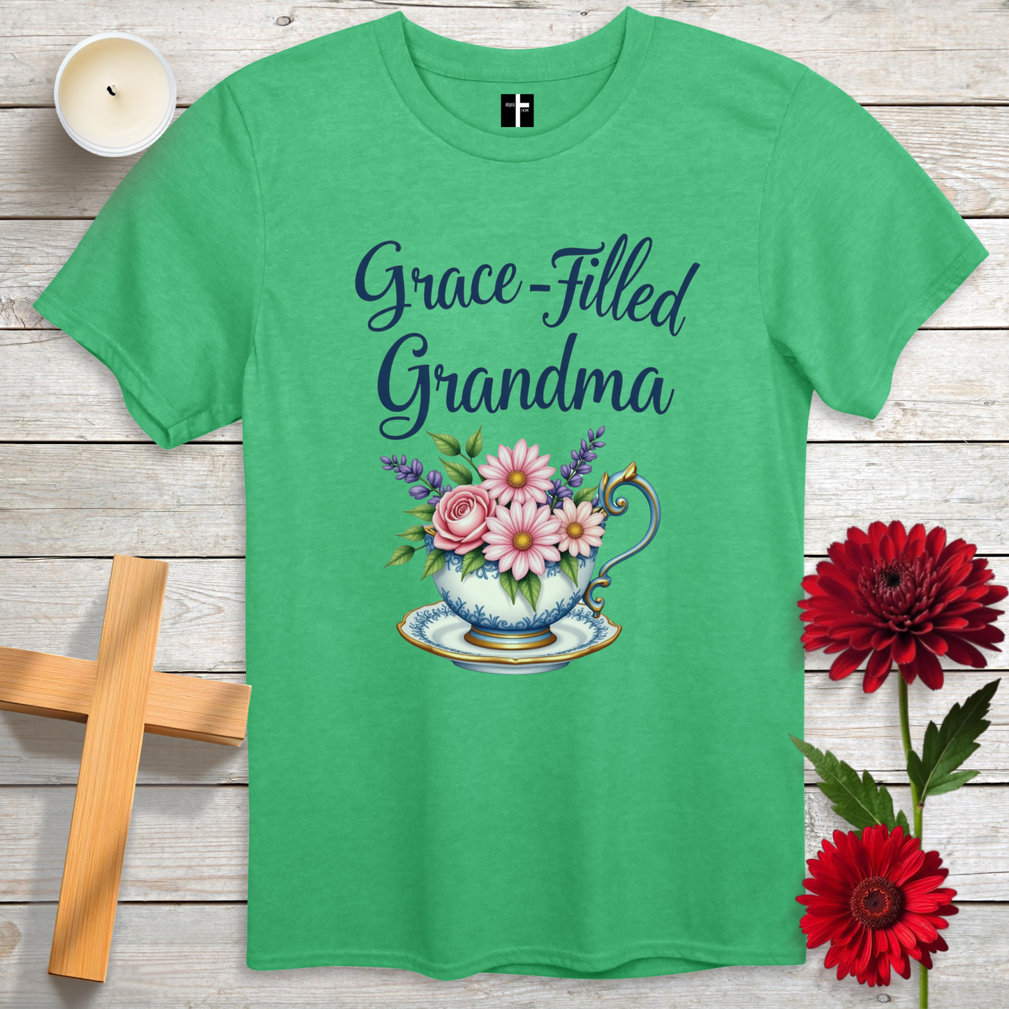 Grace-Filled Grandma Unisex Christian T-Shirt