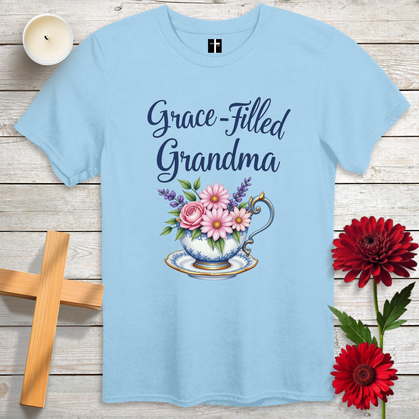 Grace-Filled Grandma Unisex Christian T-Shirt