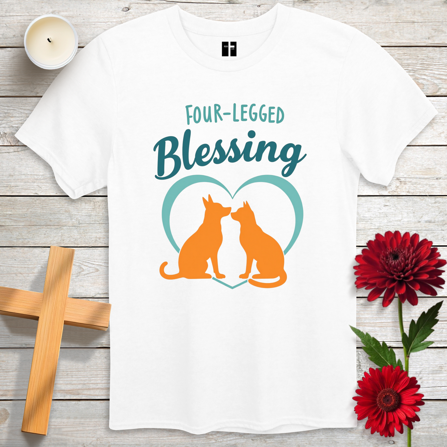 Four-Legged Blessing Unisex Christian T-Shirt