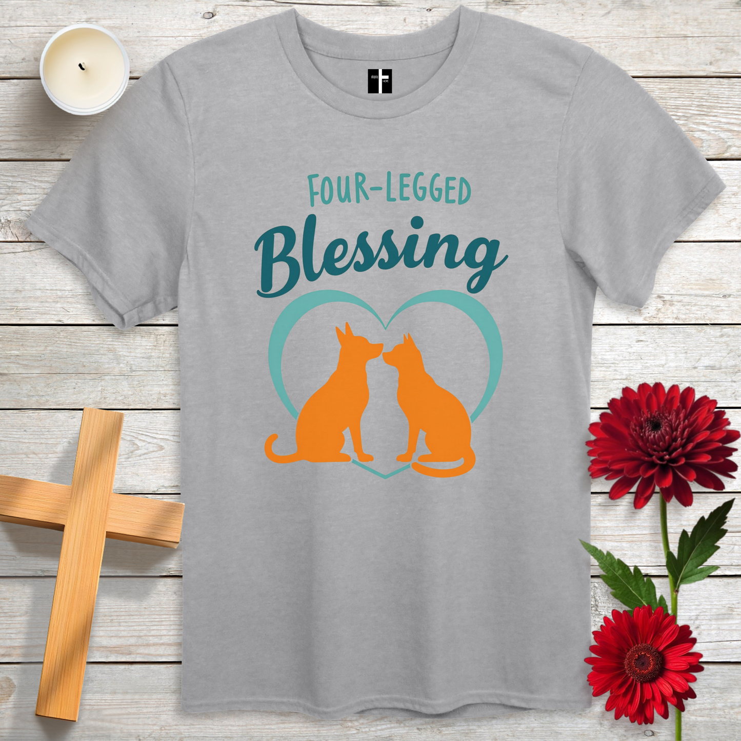 Four-Legged Blessing Unisex Christian T-Shirt