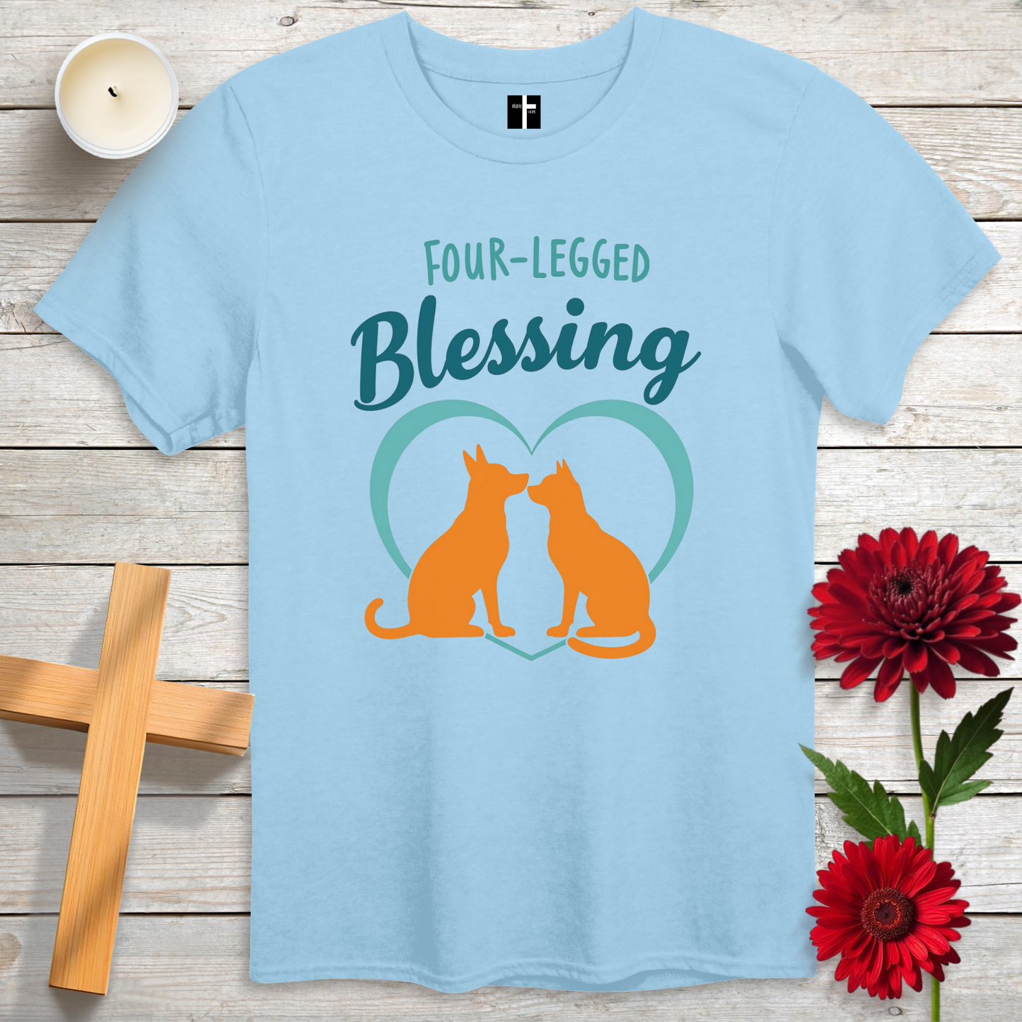 Four-Legged Blessing Unisex Christian T-Shirt