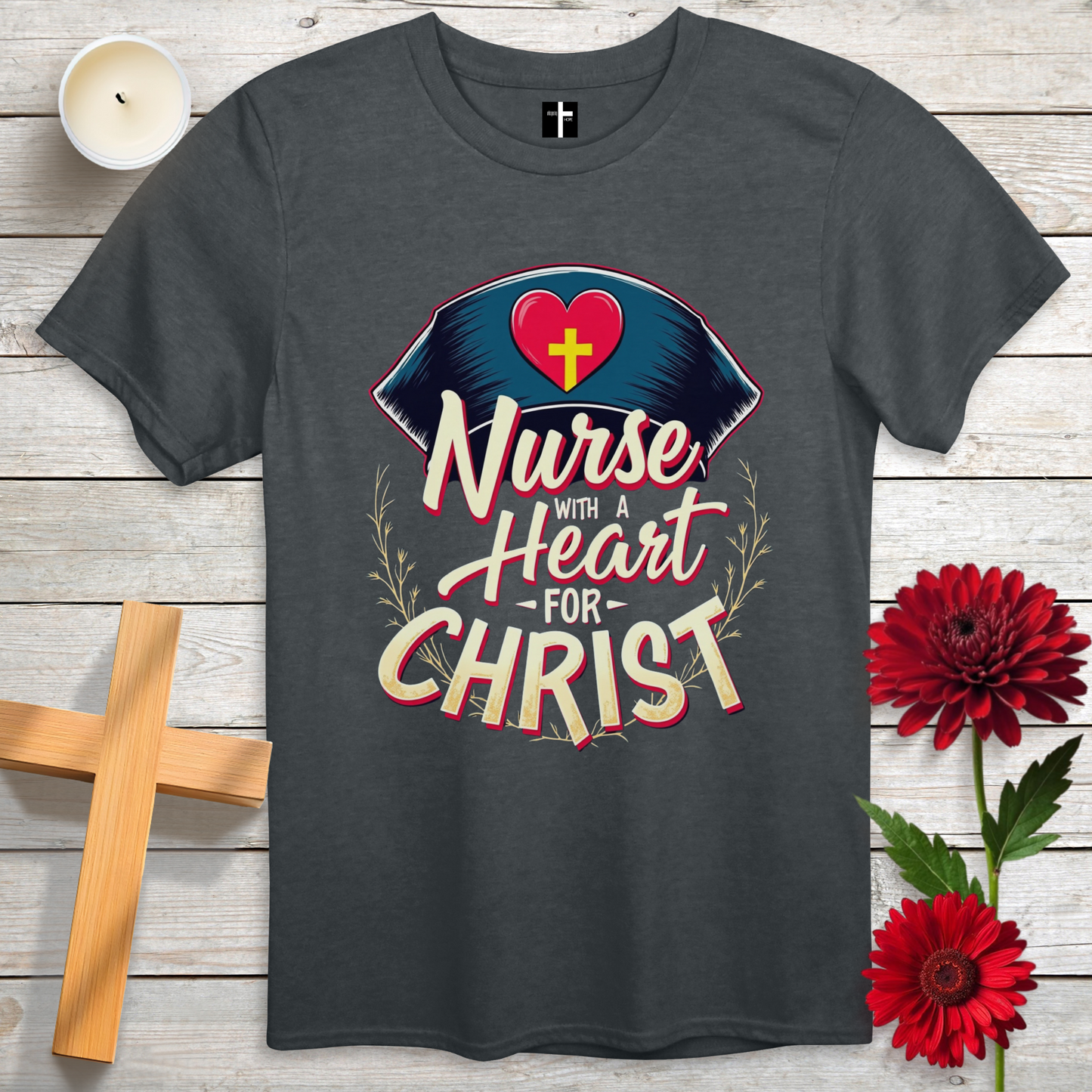 Nurse For Christ Unisex Christian T-Shirt