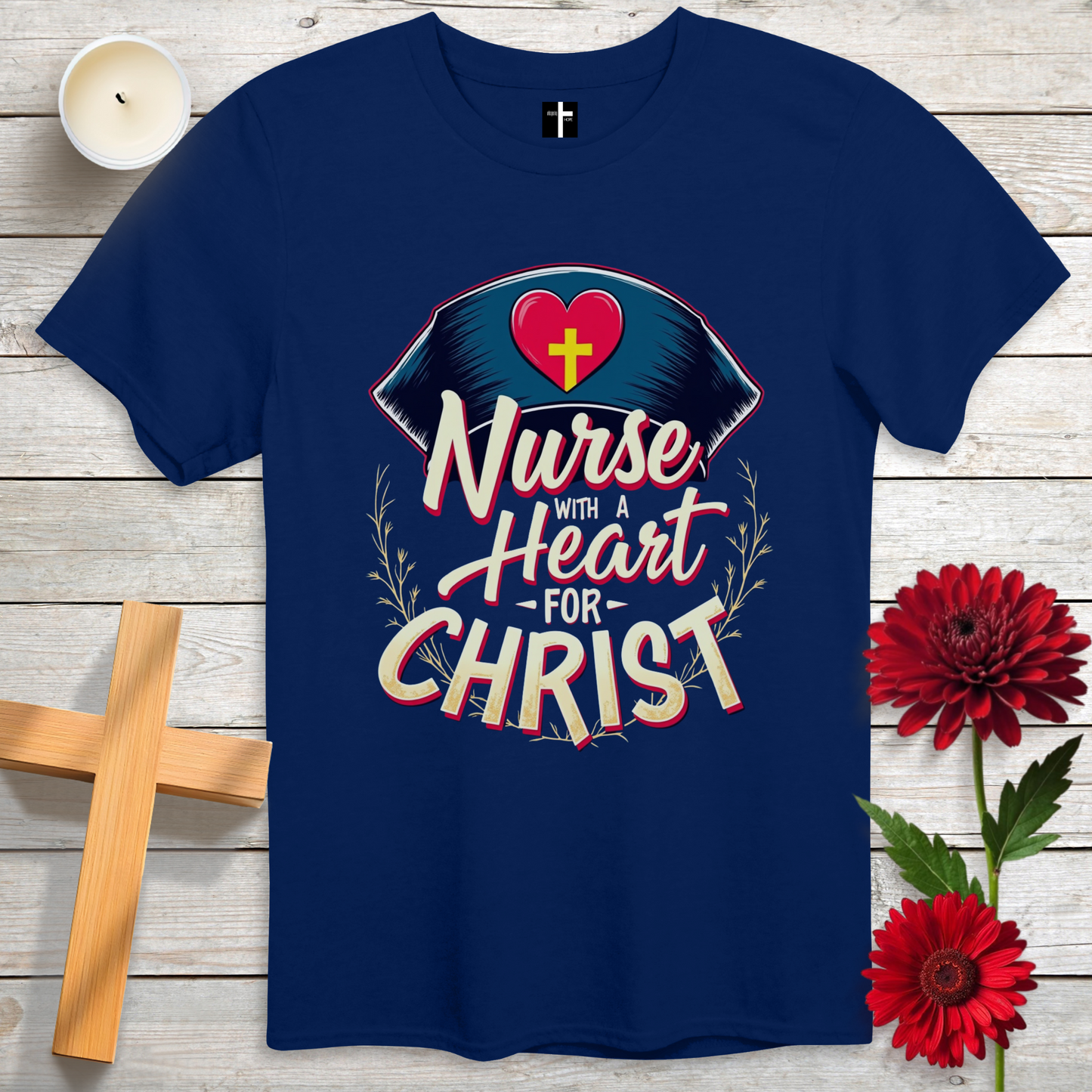 Nurse For Christ Unisex Christian T-Shirt