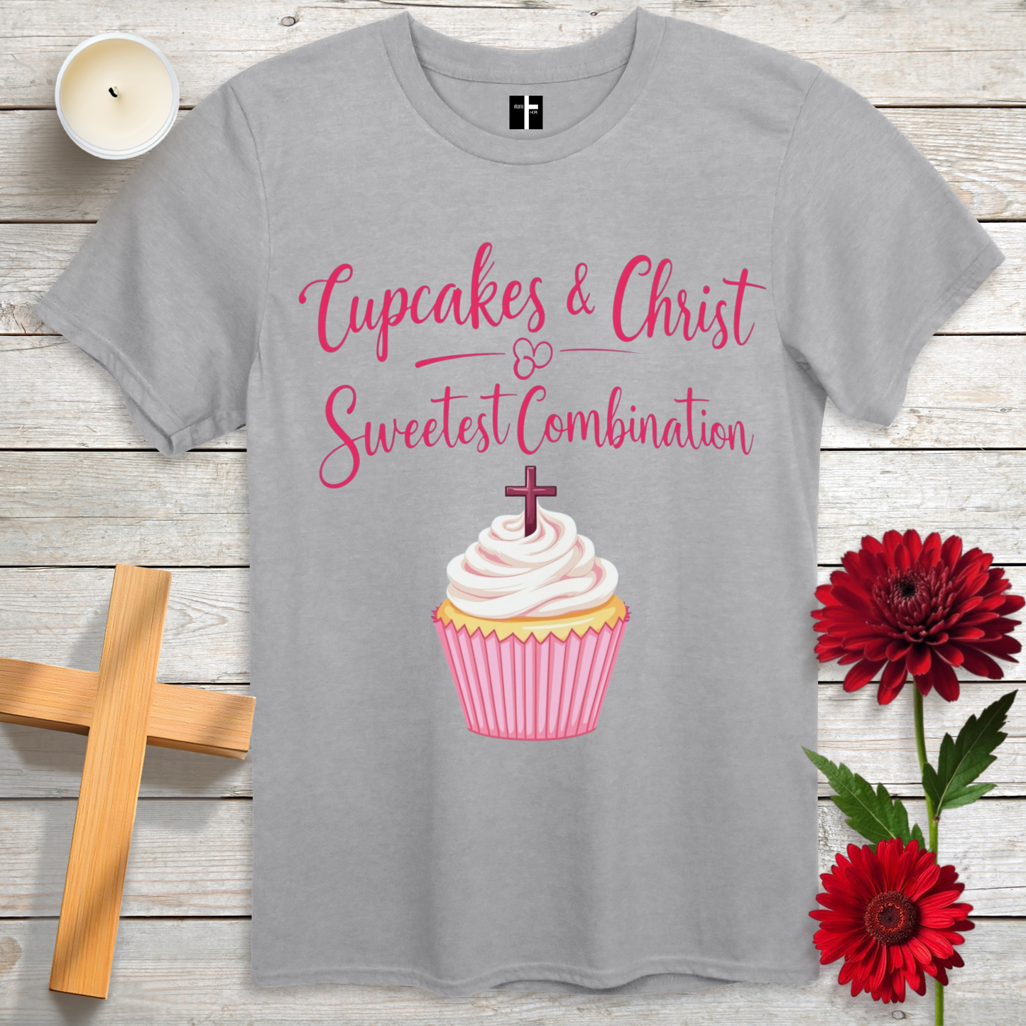 Cupcakes & Christ Unisex Christian T-Shirt