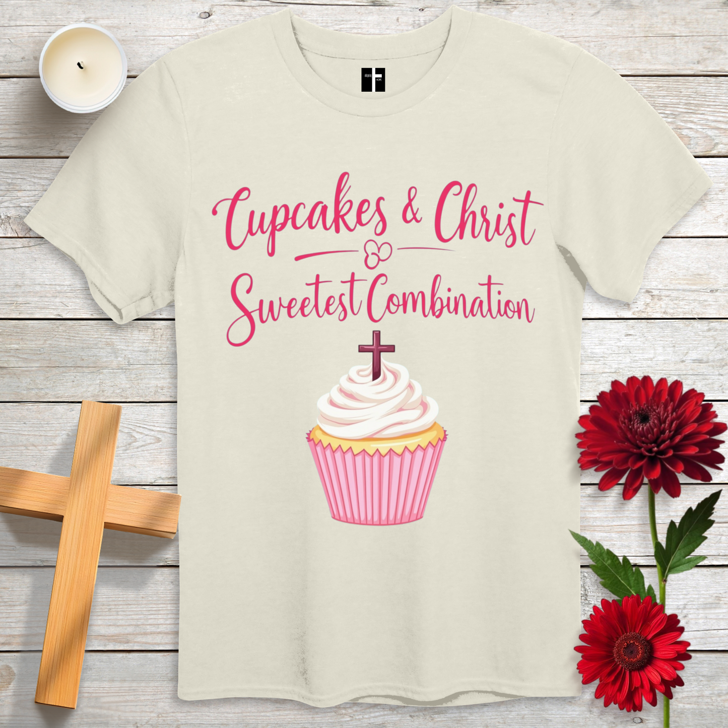 Cupcakes & Christ Unisex Christian T-Shirt