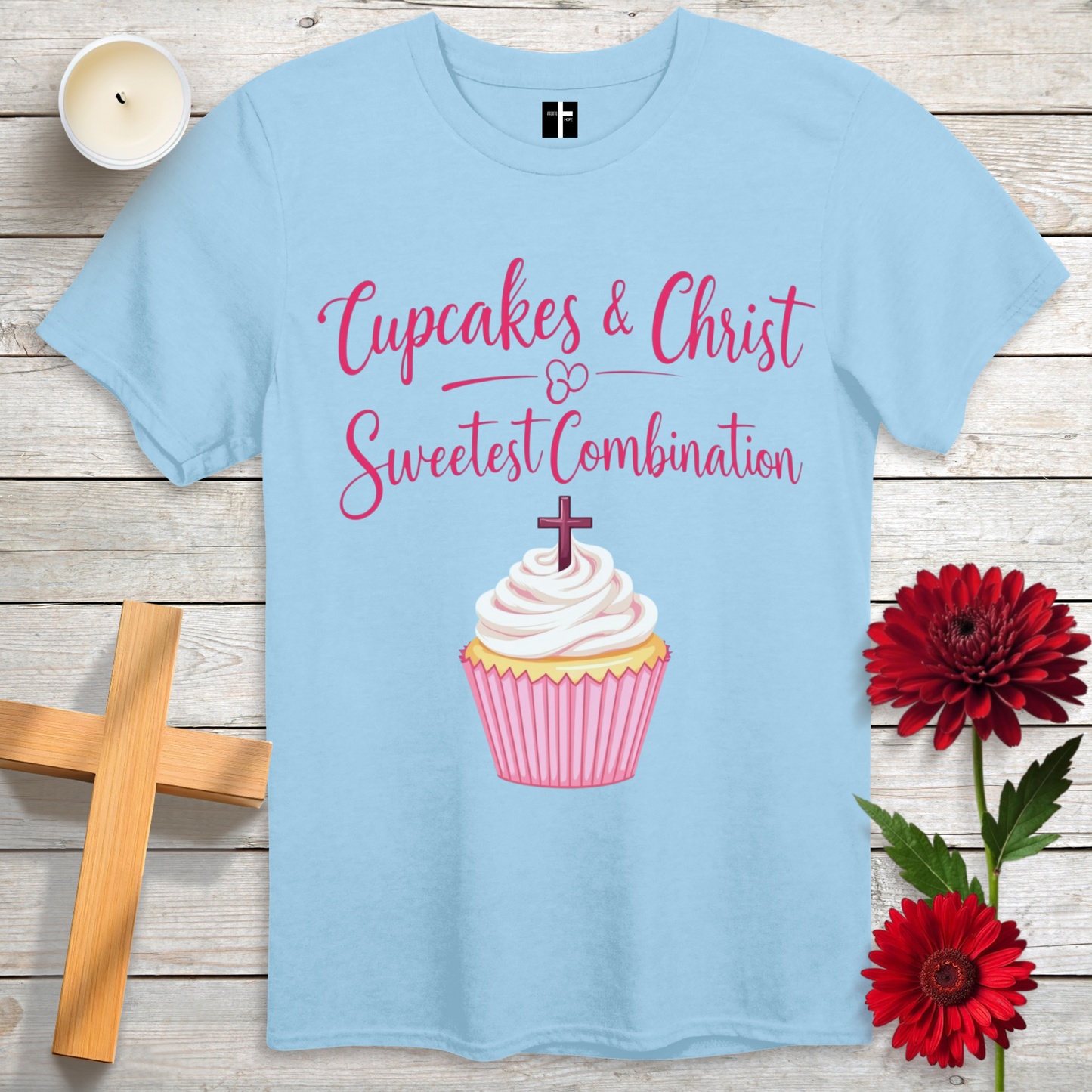 Cupcakes & Christ Unisex Christian T-Shirt