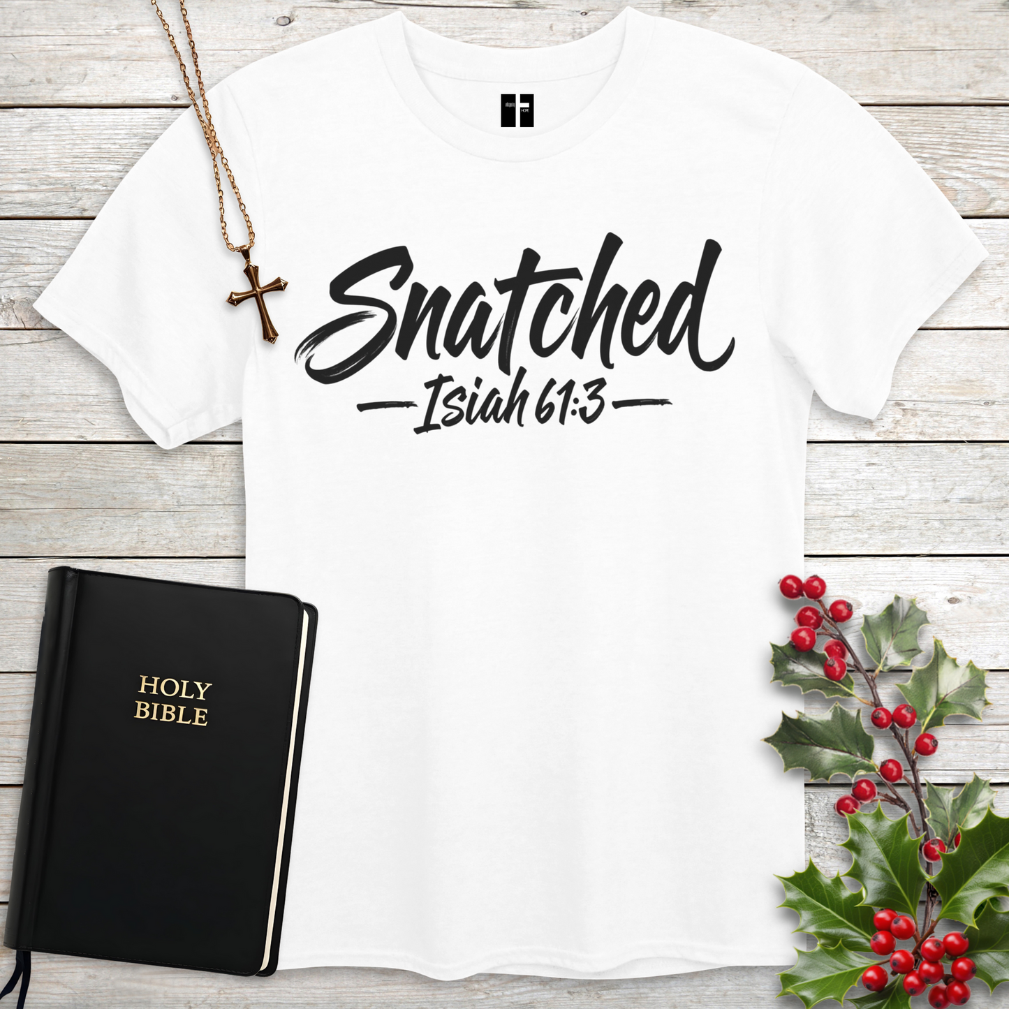 Snatched Isaiah 61:3 Unisex Christian T-Shirt