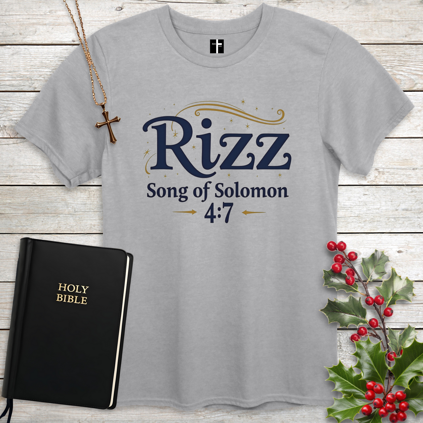 Rizz Song of Solomon 4:7 Unisex Christian T-Shirt