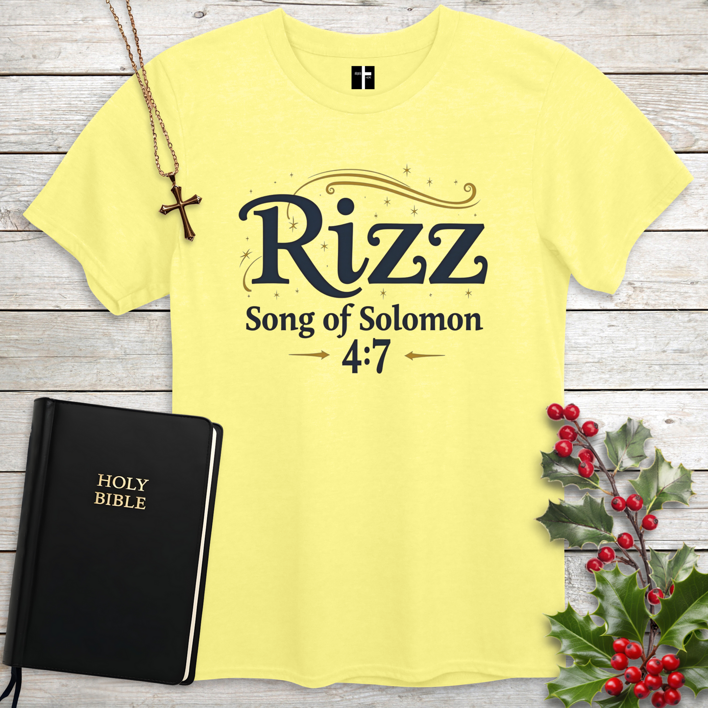 Rizz Song of Solomon 4:7 Unisex Christian T-Shirt