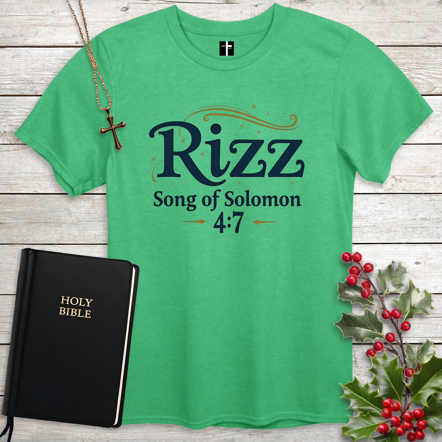 Rizz Song of Solomon 4:7 Unisex Christian T-Shirt