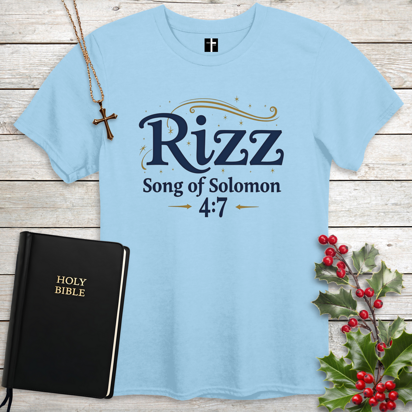 Rizz Song of Solomon 4:7 Unisex Christian T-Shirt