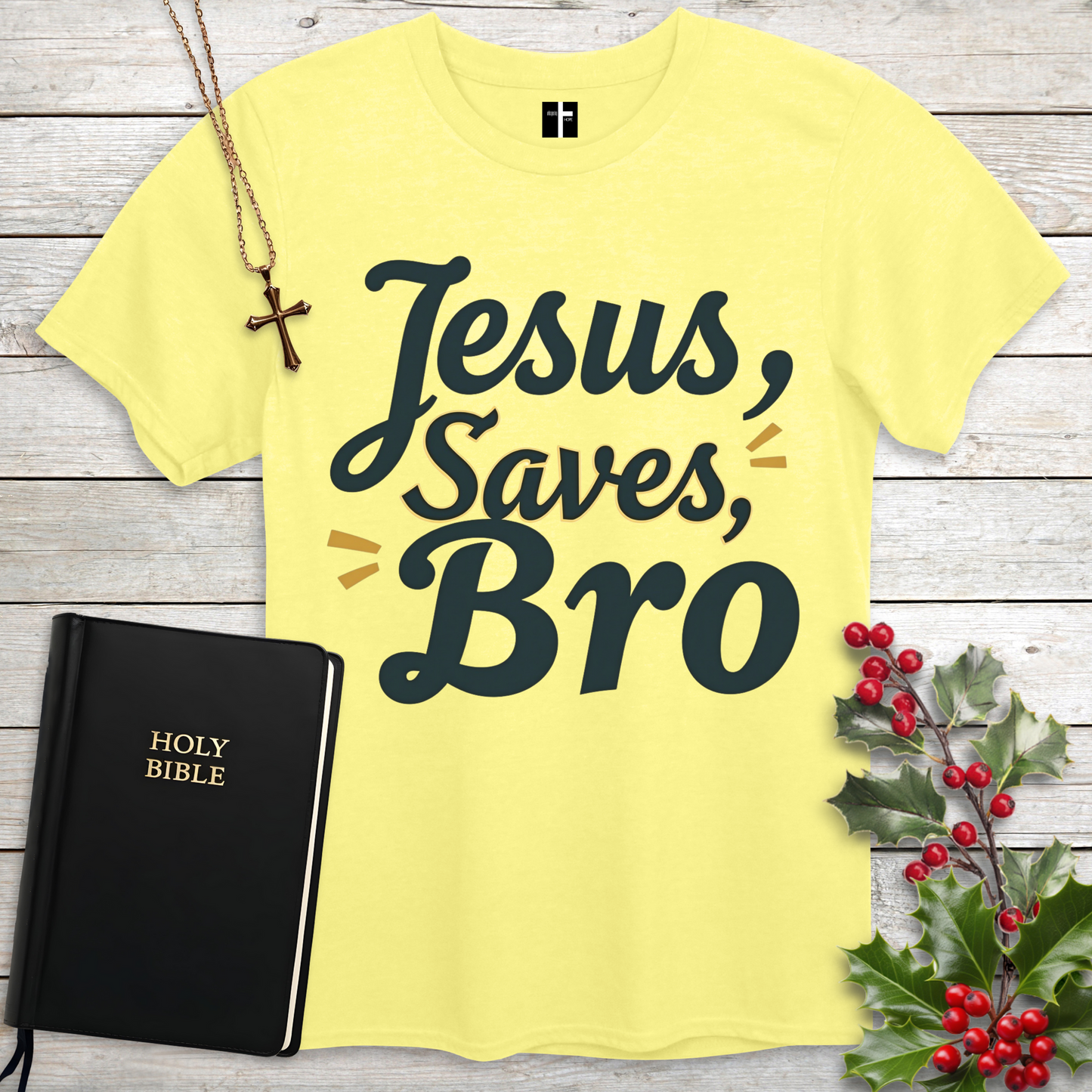 Jesus Saves, Bro Unisex Christian T-Shirt