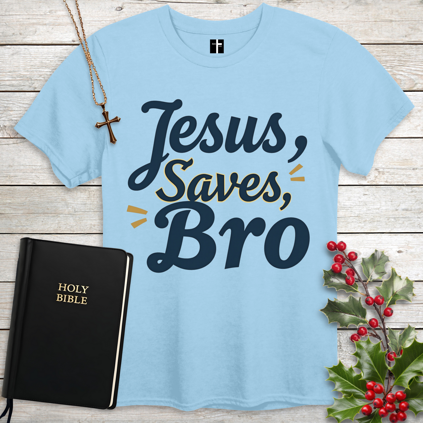 Jesus Saves, Bro Unisex Christian T-Shirt