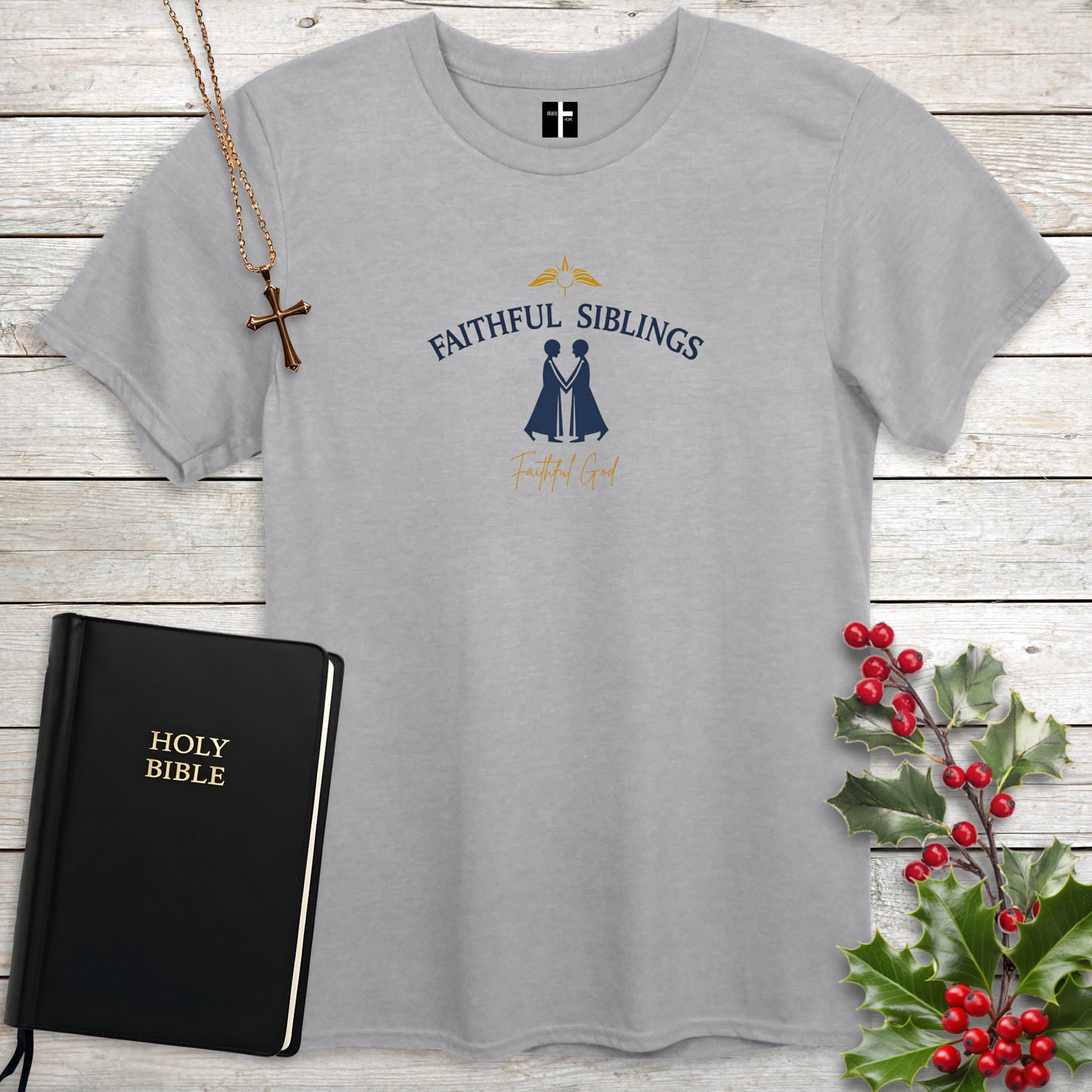 Faithful Siblings Unisex Christian T-Shirt