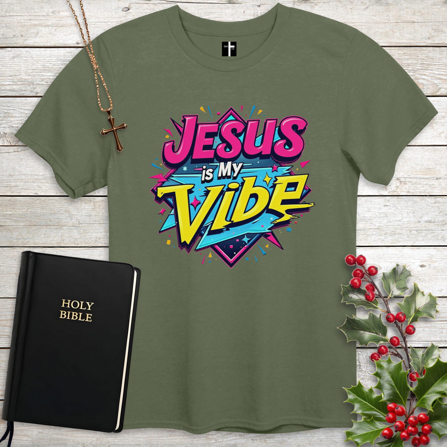 Jesus is My Vibe Unisex Christian T-Shirt