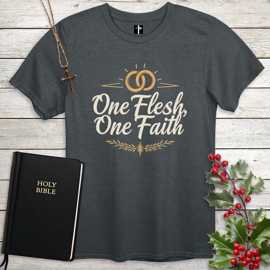 One Flesh, One Faith Unisex Christian T-Shirt