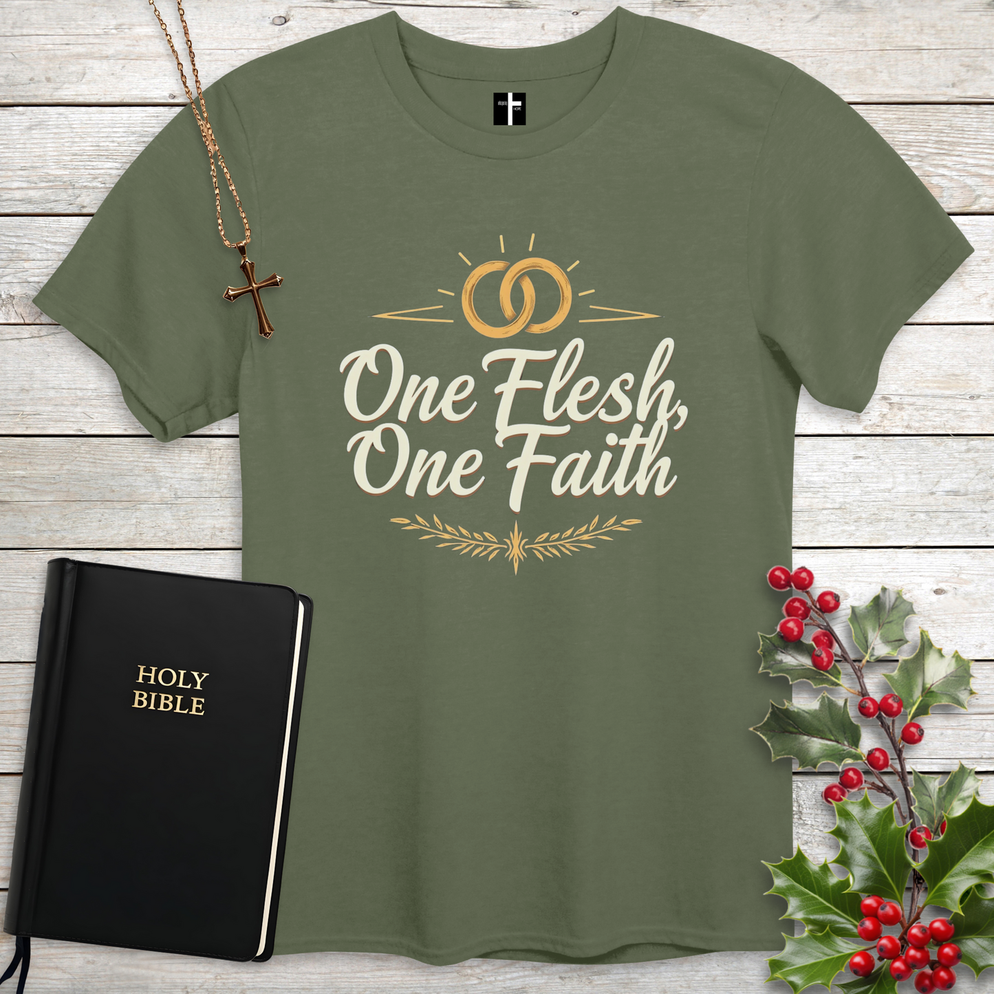 One Flesh, One Faith Unisex Christian T-Shirt