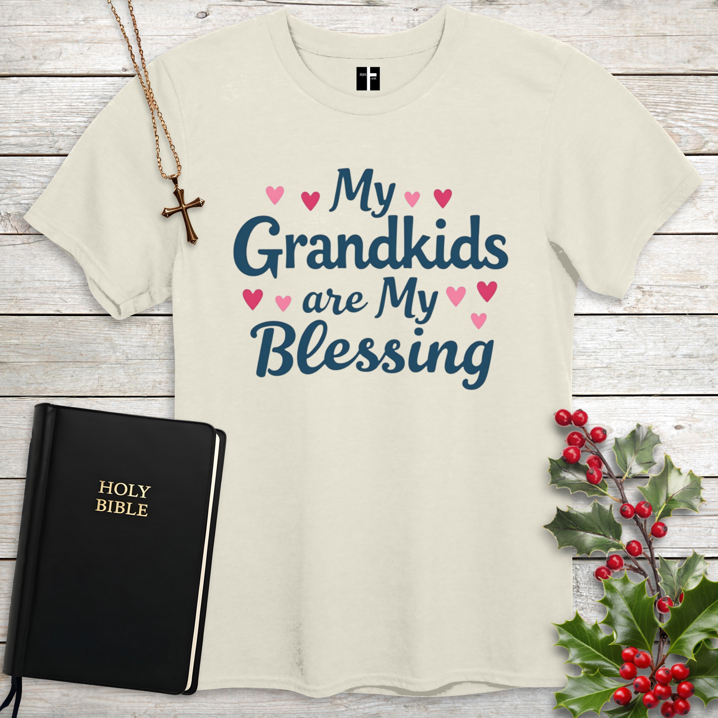 Grandkids Are My Blessing Unisex Christian T-Shirt