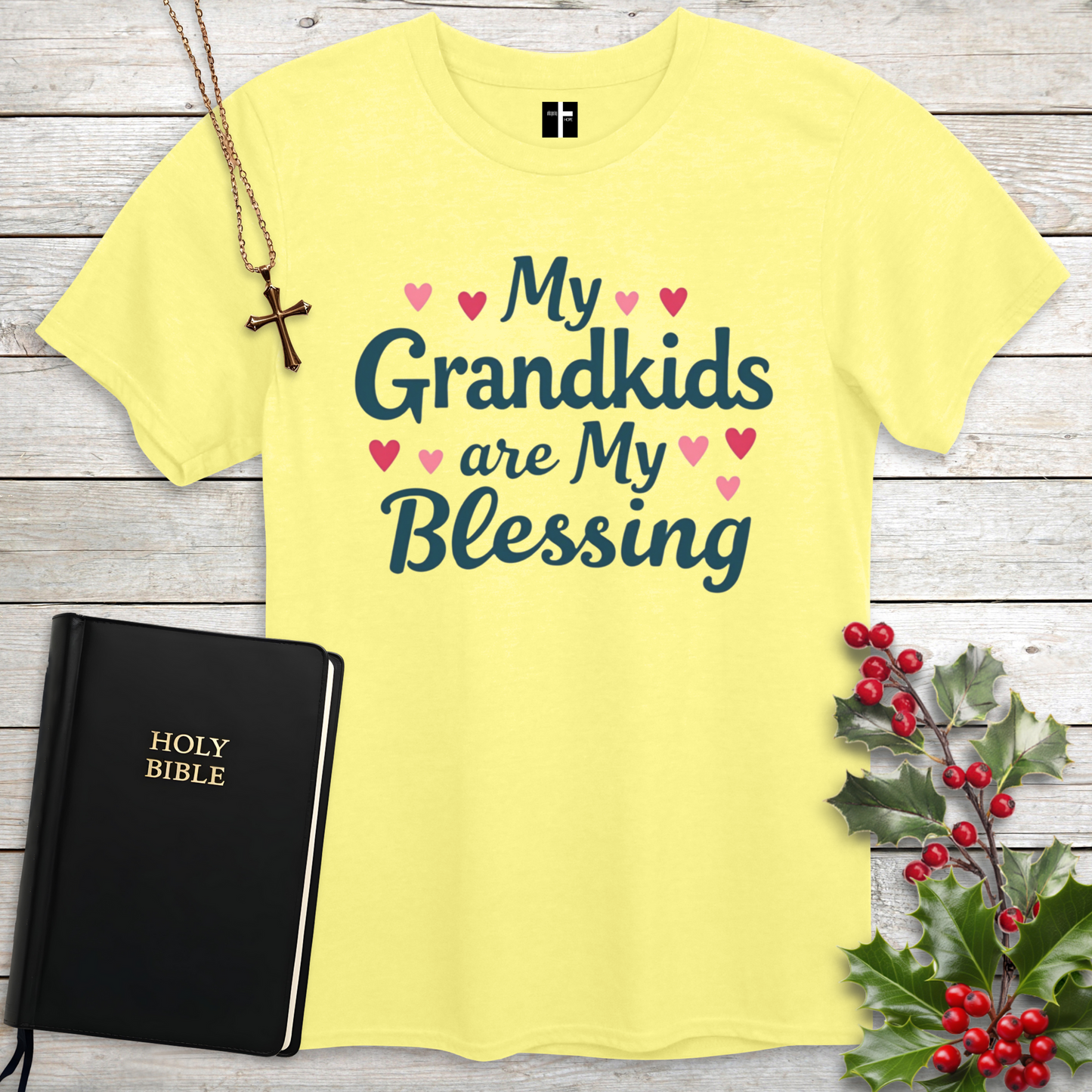 Grandkids Are My Blessing Unisex Christian T-Shirt