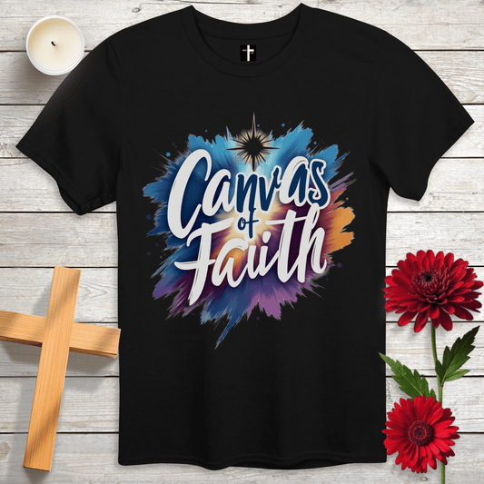 T-Shirt Black / S Canvas of Faith Unisex Christian T-Shirt