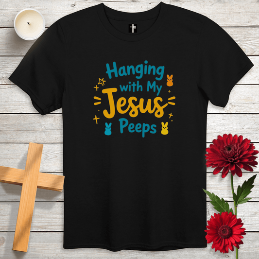 T-Shirt Black / S My Jesus Peeps Unisex Christian T-Shirt