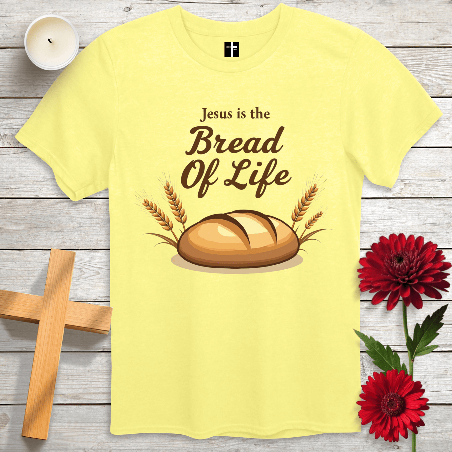 T-Shirt Bread Of Life Unisex Christian T-Shirt