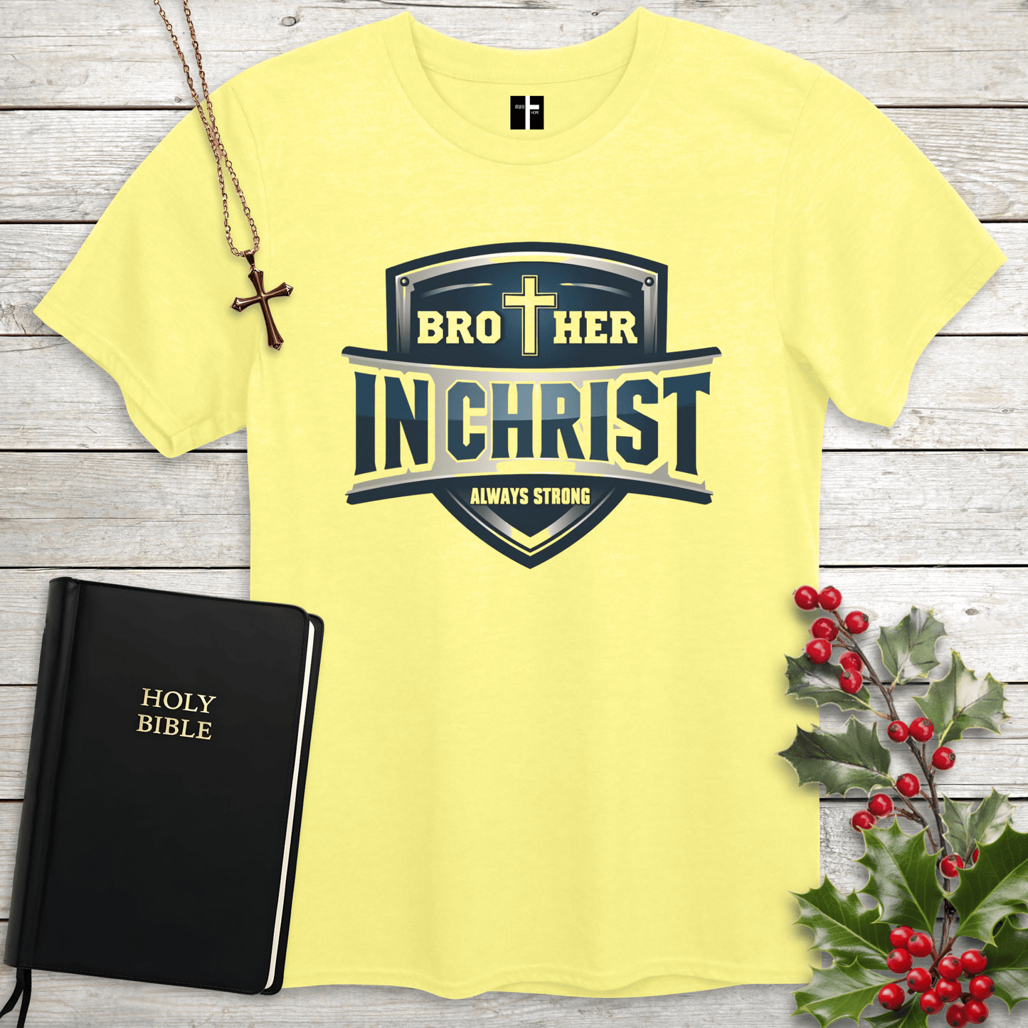 T-Shirt Cornsilk / S Brother in Christ Unisex Christian T-Shirt