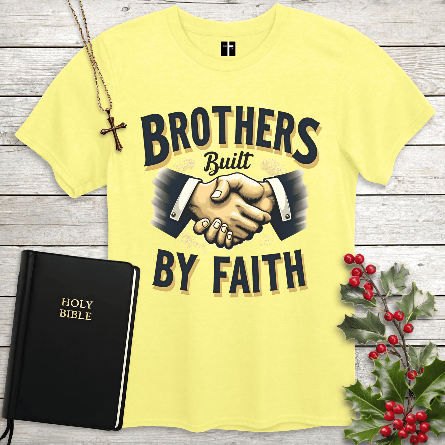 T-Shirt Cornsilk / S Brothers By Faith Unisex Christian T-Shirt