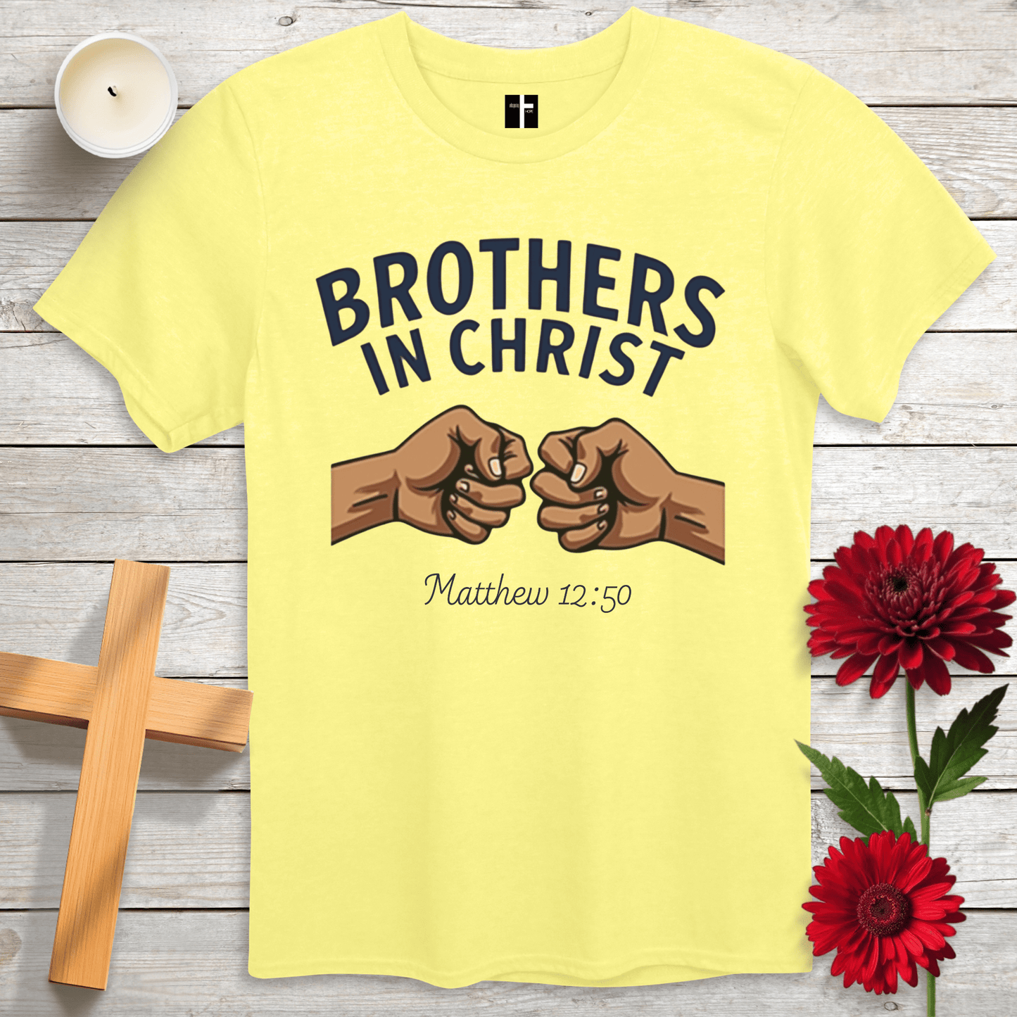 T-Shirt Cornsilk / S Brothers In Christ Unisex Christian T-Shirt