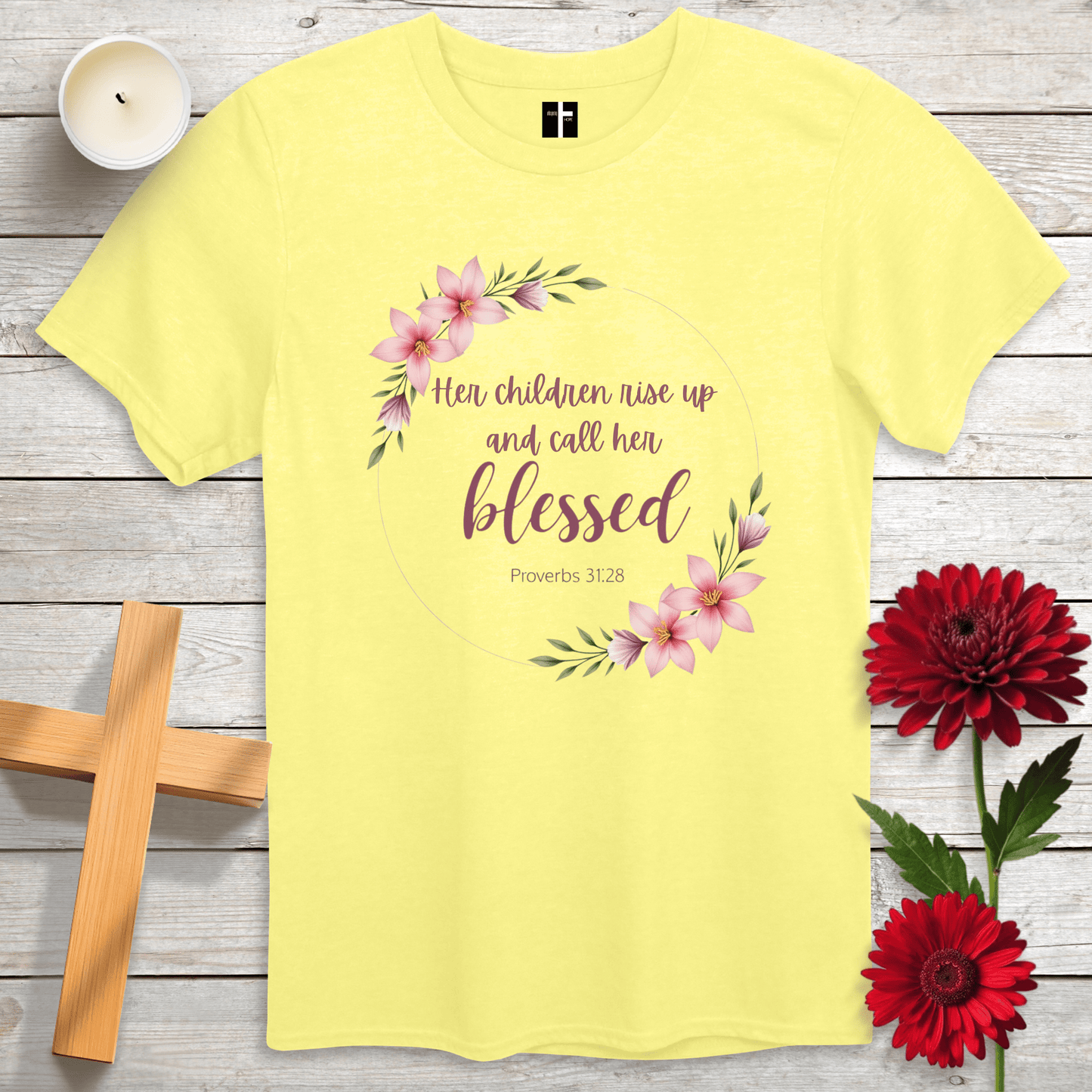 T-Shirt Cornsilk / S Her Children Unisex Christian T-Shirt