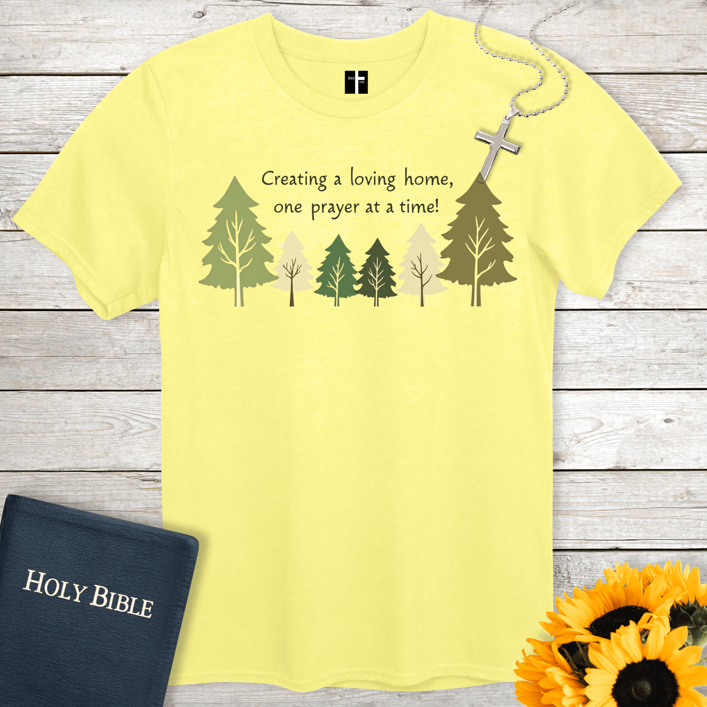 T-Shirt Cornsilk / S Loving Home Christian T-Shirt