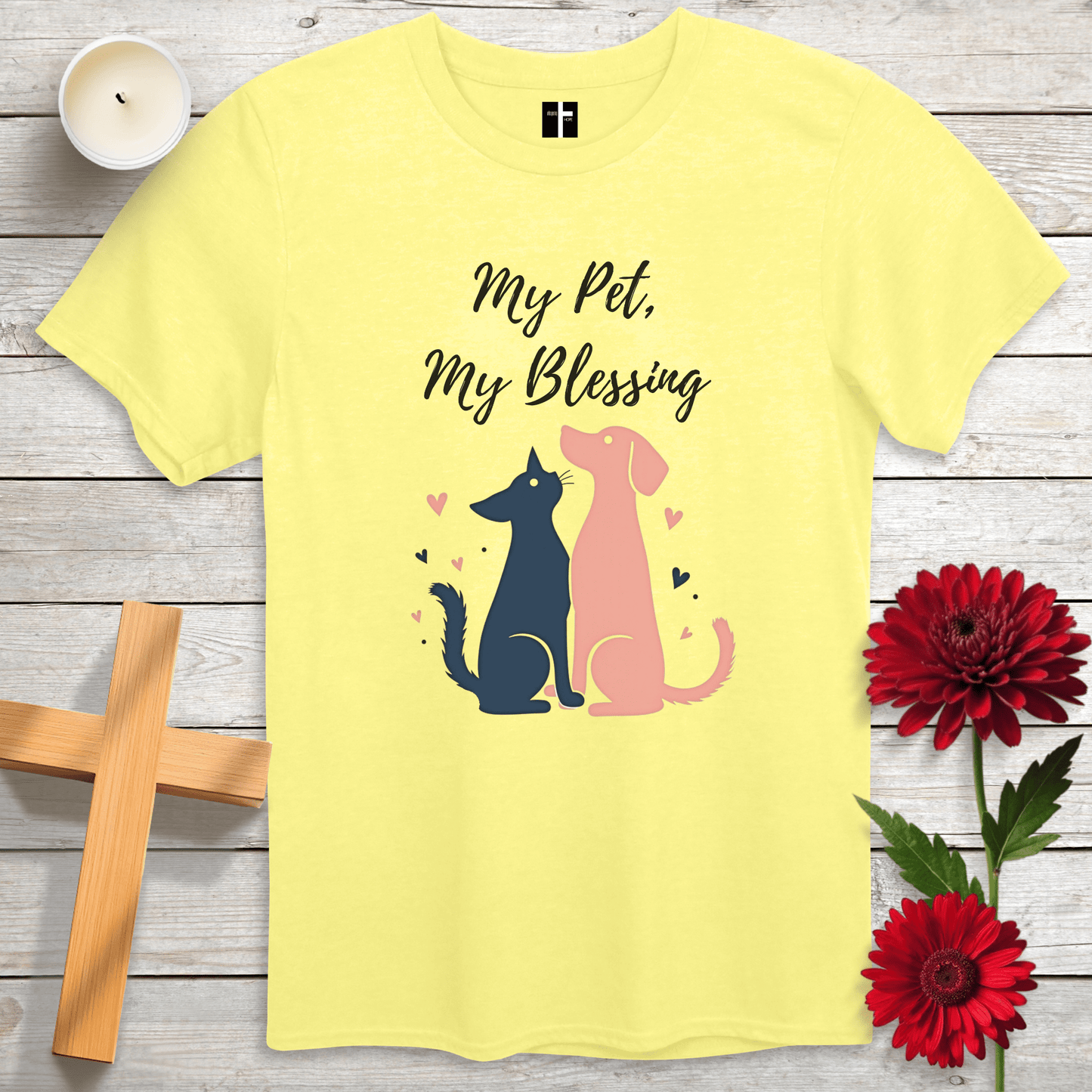 T-Shirt Cornsilk / S My Pet, My Blessing Unisex Christian T-Shirt