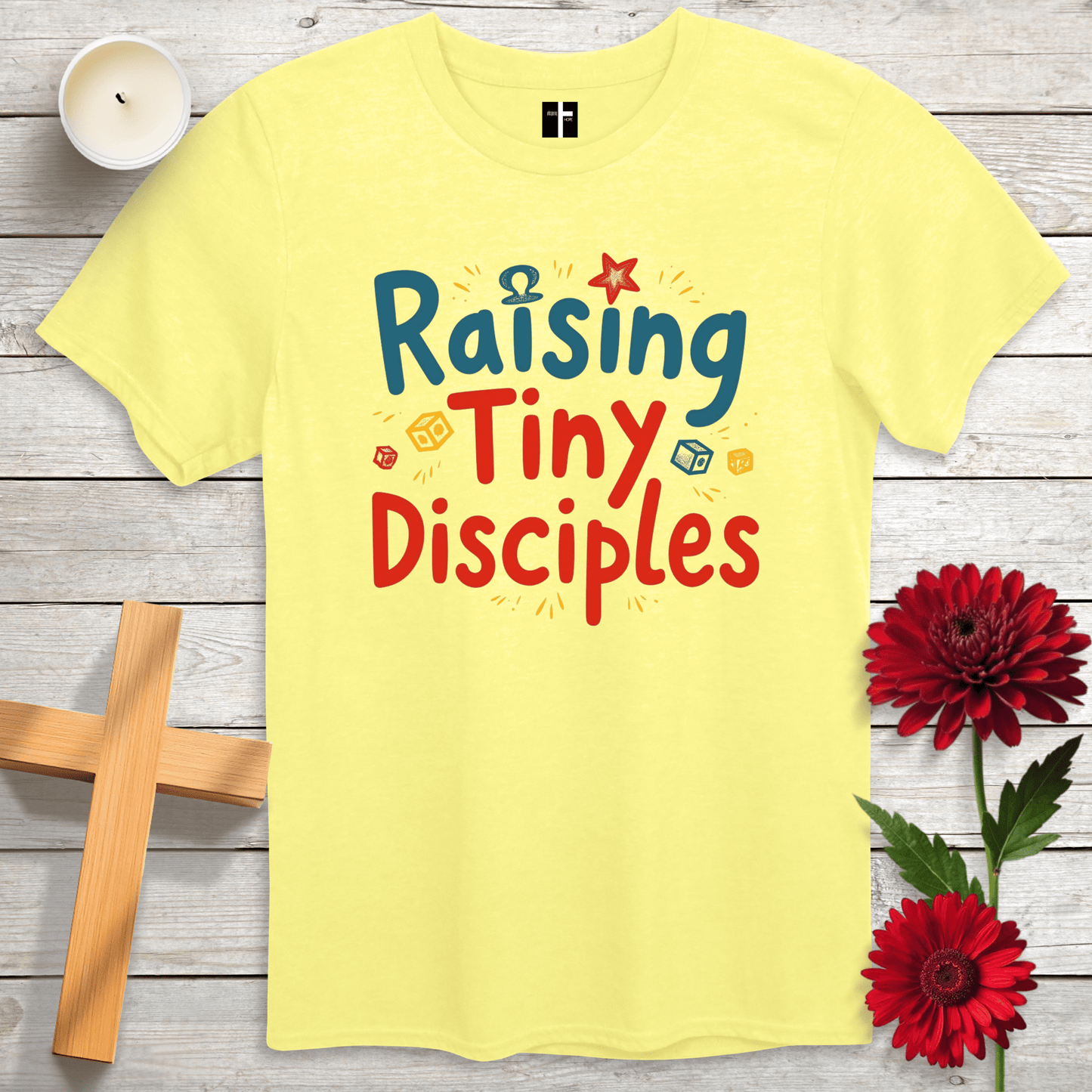 T-Shirt Cornsilk / S Raising Tiny Disciples Unisex Christian T-Shirt