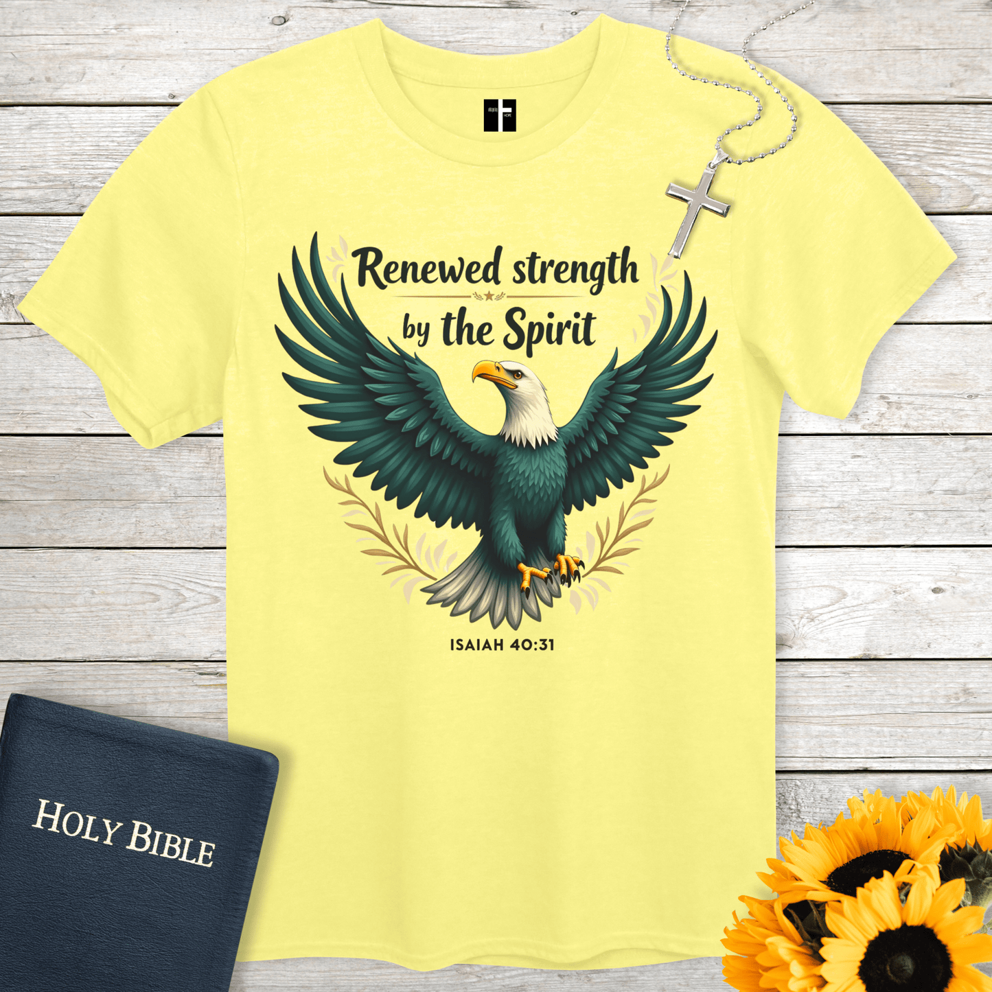 T-Shirt Cornsilk / S Renewed Strength Unisex Christian T-Shirt