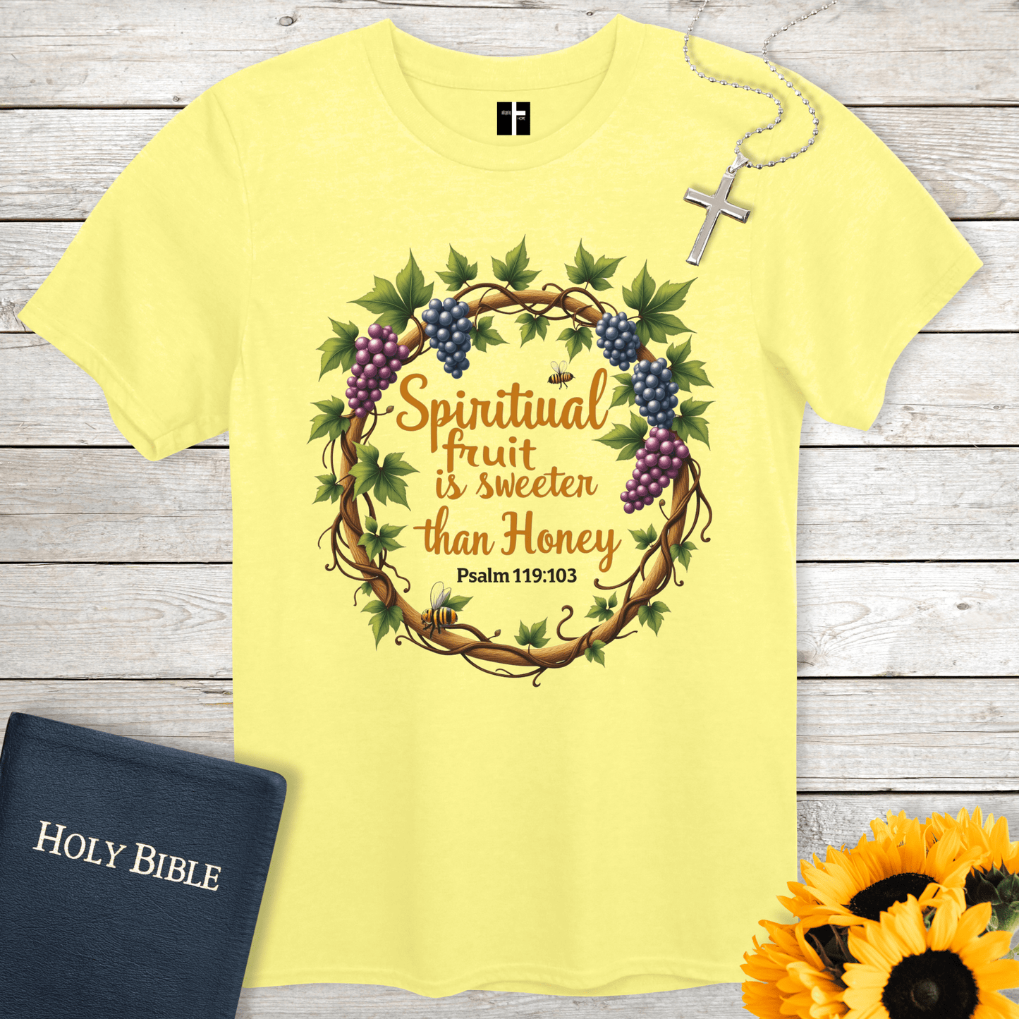 T-Shirt Cornsilk / S Sweeter Than Honey Unisex Christian T-Shirt