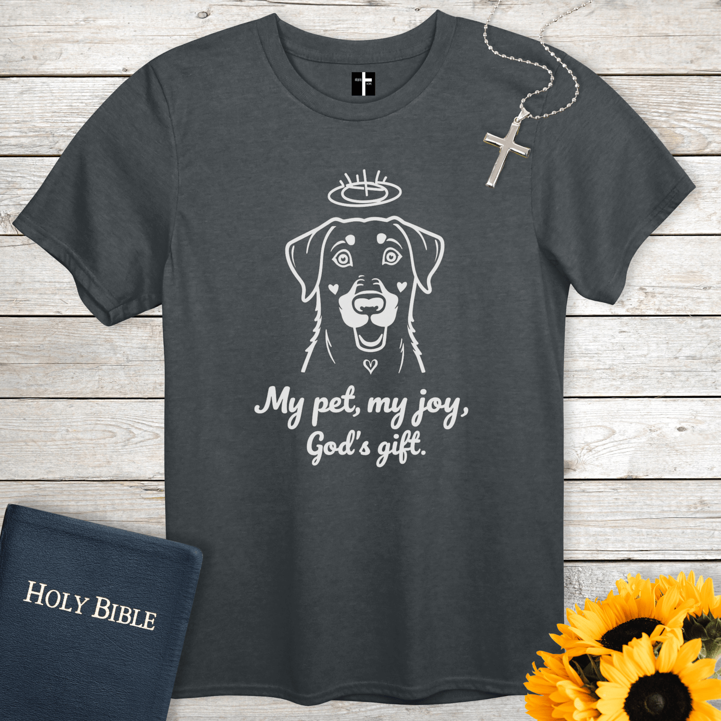 T-Shirt Dark Heather / S God's Gifts Unisex Christian T-Shirt