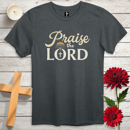 T-Shirt Dark Heather / S Praise the Lord Unisex Christian T-Shirt