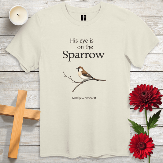 T-Shirt Eye On The Sparrow Unisex Christian T-Shirt