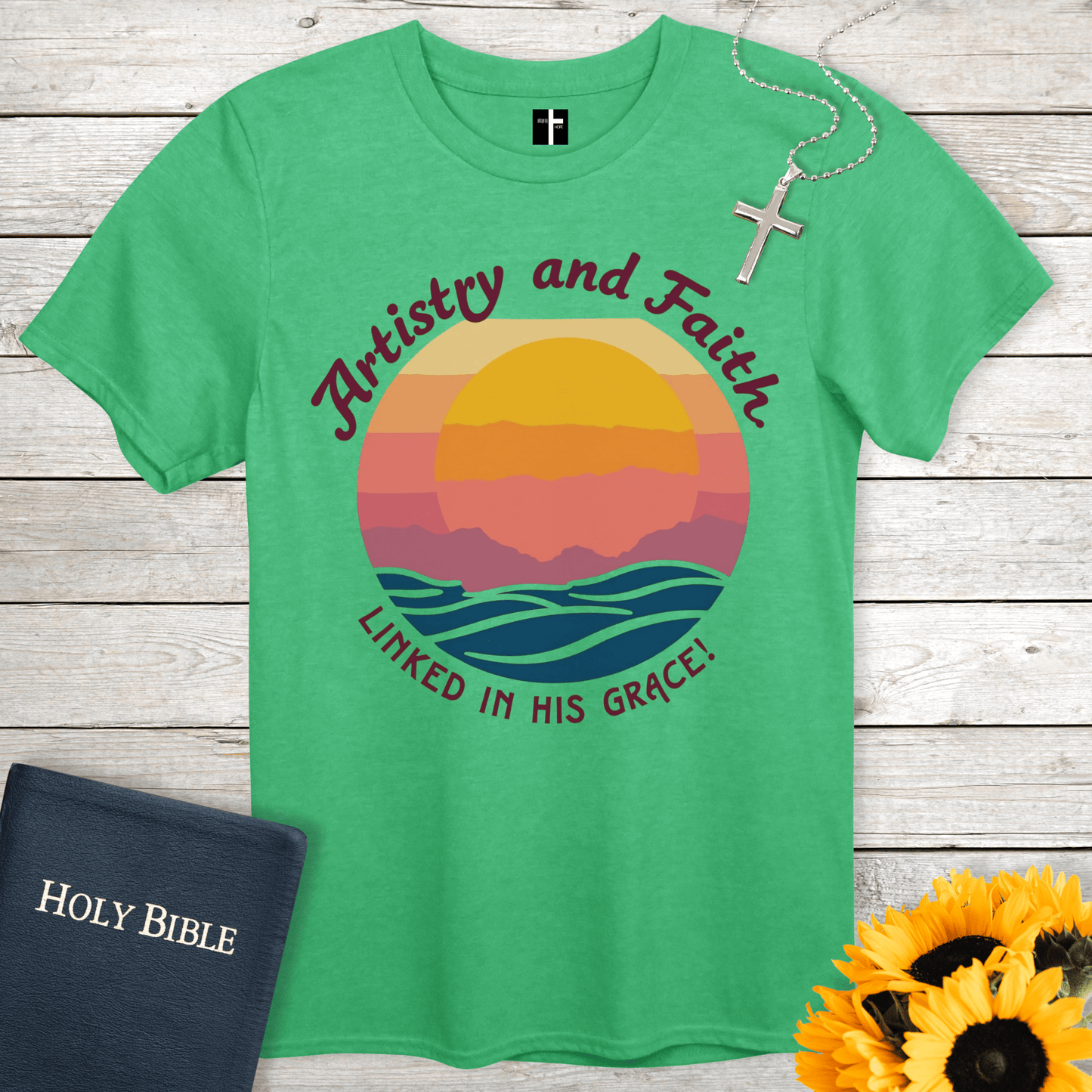 T-Shirt Heather Irish Green / S Artistry & Faith Unisex Christian T-Shirt