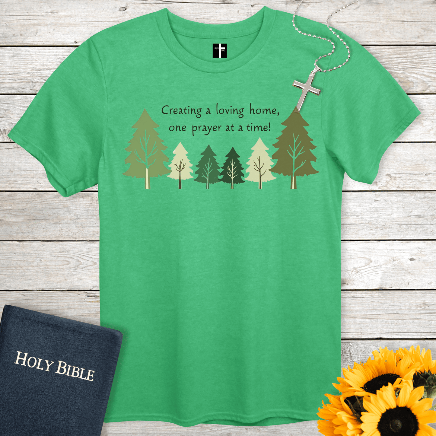 T-Shirt Heather Irish Green / S Loving Home Christian T-Shirt