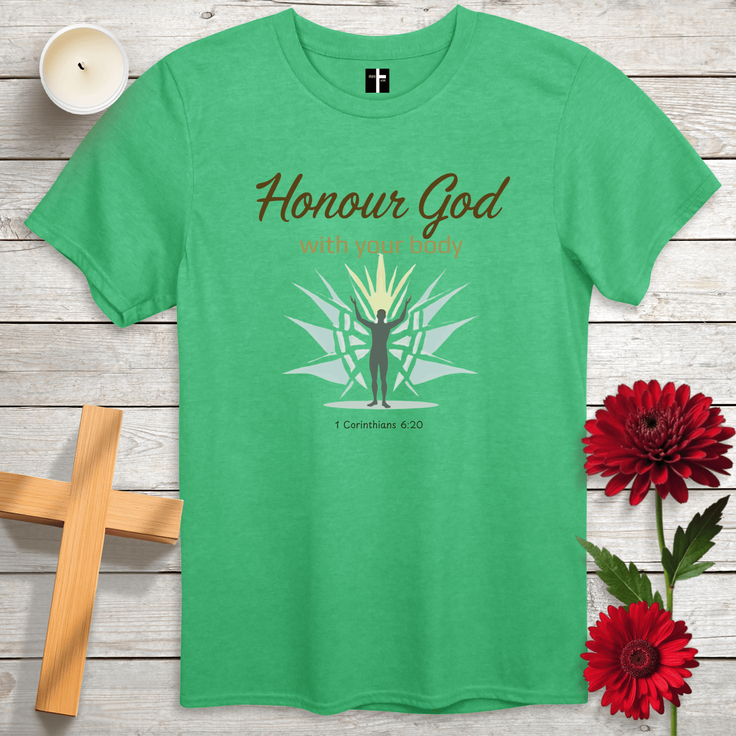 T-Shirt Heather Irish Green / S Your Body Unisex Christian T-Shirt